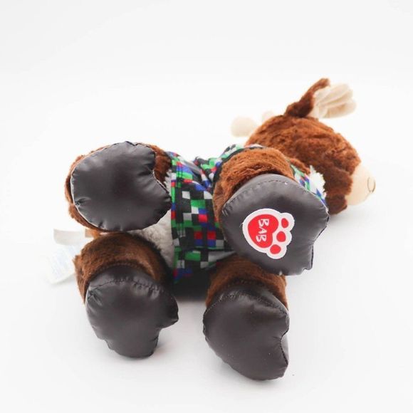 BAB Dasher Reindeer Plush, W/ Collar, Sweater, Stuffed Animal, Holiday Christmas - Picture 6 of 6